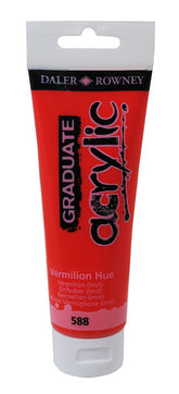 PINTURA ACRILICA GRADUATE 120ML BERMELLON | 3 UNIDADES | (DALER ROWNEY)